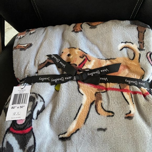Vera Bradley Bedding New Vera Bradley Throw Blanket Dog Show Hard